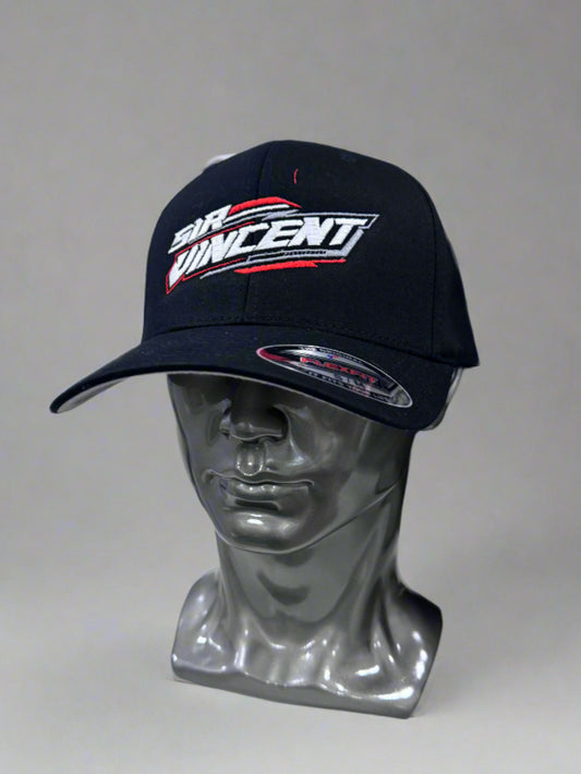 Large/XLarge Black Sir Vincent Fitted Hat